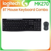 Resim Xindoker Logitech Mk270 Kablosuz Klavye Ve Fare Seti - 10 Metre Menzil, Ergonomik Tasarım, Taşınabilir 