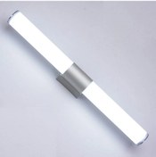 Resim Konesam Modern 16w Led Banyo Duvar Lambası - 40cm Su Geçirmez Akıllı Aydınlatma, Beyaz Işık, Alüminyum Konstruksiyon Beyaz 