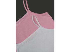 Resim Blackspade Kız Çocuk Atlet 2'li Paket 1296 - Pembe Beyaz 