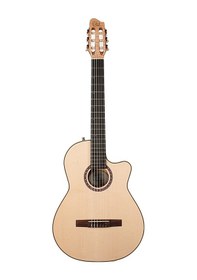 Resim Godin Arena Flame Maple Cw Eq Elektro Klasik Gitar Natural 