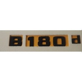 Resim Mercedes Uyumlu Yazı B 180 D Siyah 