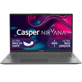 Resim Casper Nirvana X600 Core i5-1235U 8GB RAM 256GB SSD 15.6" Freedos Notebook Dizüstü Bilgisayar X600.1235-8U00X-G-F 