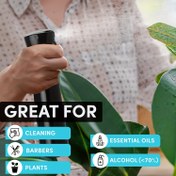 Resim Ayarlanabilir Nozul ile 200ml, Şeffaf Plastik, Saç Salonları, Berberlik, Seyahat ve Cilt Bakımı için Mükemmel, Kokusuz, Elde Yıkama 