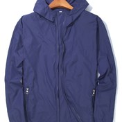 Resim Erkek Hafif Kapüşonlu Ceket - Nefes Alabilir, Hızlı Kuruyan, Açık Mavi Polyester, Fermuarlı, Ribana Manşet ve Kenar, Yaz Aktiviteleri için Mükemmel, Balıkçılık, Bisiklet, Yürüyüş, Yürüyüş Ekipmanı 