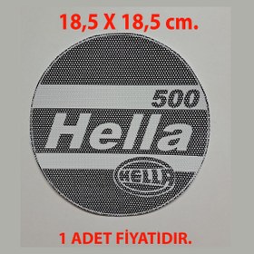 Resim pozantiaksesuardunyasi TIR VE KAMYON KROM BORU SİS LAMBALARI İÇİN ÜRETİLEN DELİKLİ FOLYO YAPIŞTIRMA HELLA,SİM STİCKER 