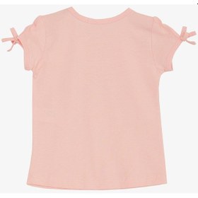Resim Breeze Kız Çocuk Tişört Parti Zamanı Mutlu Kızlar Baskılı 2-6 Yaş, Pembe-pembe Pembe 
