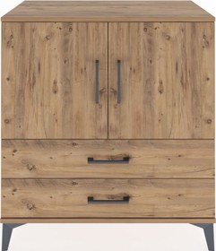 Resim Hyperion Şifonyer 2 Raflı 2 Çekmeceli 2 Kapaklı 88x44x96 Çam-çam Çam 
