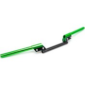 Resim Jeehugo Motosiklet Cg125 İçin Alüminyum 22mm Ayırılabilir Boş Gövde Spor Araç Direksiyonu - Yeşil 