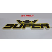 Resim pozantiaksesuardunyasi TIR VE KAMYON LED IŞIKLI SUPER YAZISI PLEKSİ DEKOTA DEKORATİF LED YAZILAR 