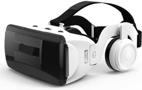 Resim Fogy VR 3D stereo ses, 42 MM ses ünitesi ile Bluetoothstereo kulaklık ile birlikte gelir. 3D Sanal Gerçeklik Gözlüğü 4.7-6.1 