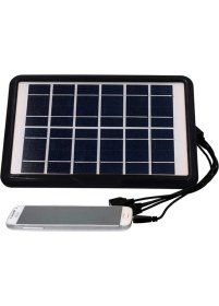 Resim Gold Silver Kamp Enerji Paneli Gold Silver GS-1160 Şarj Cihazı Çok Fonksiyonlu Güneş Enerji Paneli 