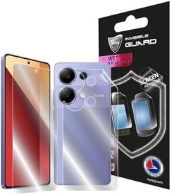 Resim IPG Xiaomi Redmi Note 13 Pro için (5G değil) - POCO M6 Pro Ekran + Arka Hidrojel Koruyucu Görünmez Dokunmatik Ekran Hassas Ultra HD Şeffaf Film Çizilmez Cilt Koruması - Pürüzsüz/Kendi Kendini 