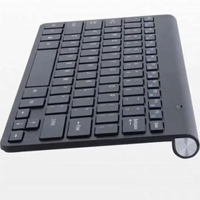 Resim Kablosuz mini klavye mouse set 2.5G Wireless kablosuz klavye mouse set 