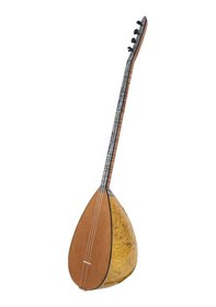 Resim Saz-z-5-3 Kuşgözü Akçaağaç Uzun Sap Bağlama 