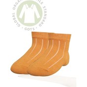 Resim Bibaby Biorganik Simple Bebe Çorap 68368 Hardal 