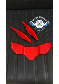 Resim Cf Moto Nk250 Winglet Kanat Set Kırmızı 