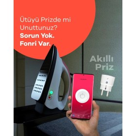 Resim Fonri Wi-Fi Akıllı Priz NAS-WR01W6 Akıllı Priz Akım Korumasız 