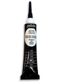 Resim Pebeo Cam Boya Kontürü 20ml Tüp - 390 Black 