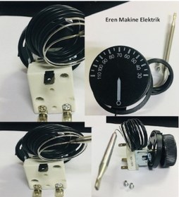 Resim Gazlı Termostat 30-110 Derece 3 Ayaklı Semaver Ve Çay Mak. Uyumlu 