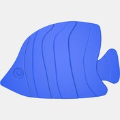 Resim Diaqua Küvet İçi Paspas 5li Fish Mavi 