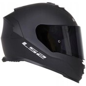 Resim LS2 Storm 2 Full Face Motosiklet Kaskı Siyah Vizörlü 