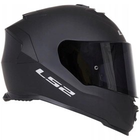 Resim LS2 Storm 2 Full Face Motosiklet Kaskı Siyah Vizörlü 