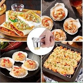 Resim Vuralsin38 Jsdoin Profesyonel Mutfak Sarımsak Presi/kıyma/kırıcı Ingiltere, Soyucu Sıkacağı Ağır Hizmet Sarımsak Presseri, Kullanıcı Dostu Doğrayıcı, Temizlemesi Kolay ve Dayanıklı 