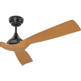 Resim Alsanfan Chic Siyah Motorlu Kahverengi Kanatlı Aydınlatmasız Uzaktan Kumandalı 132CM Tavan Vantilatörü 