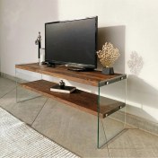 Resim Neostill - Ahşap Tv Sehpası Woodn Glass TV103 