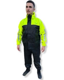 Resim Geborgenheit Cepli Motorcu Motosiklet Yağmurluk Yeşil 