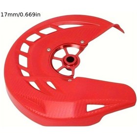 Resim Hightower Honda Crf250l 250r 450r 300rx Ön Disk Koruyucu 17mm Kırmızı 