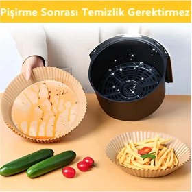 Resim Fritöz Pişirme Kağıdı 50 Adet 