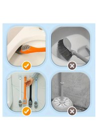 Resim Tineke Silikon Tuvalet Klozet Detay Temizleme Ve İnce Detay Fırça 