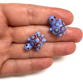 Resim Murano Cam Kaplumbağa - Lila 