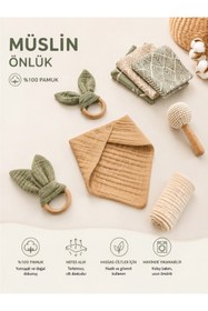 Resim Momynest Müslin Bebek Önlüğü 