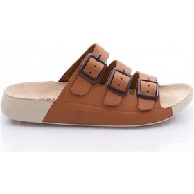 Resim Dgn P29 Kadin Tokali Üç Bantli Terlik P29-1512-R1755 Taba 