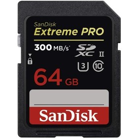 Resim SANDISK 64GB SD KART 300Mb/s EXTREME PRO SDSDXDK-064G-GN4IN 