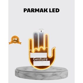 Resim AyrStore 176 Led’li Amber Trafik Uyumlu Sinyal Işığı – El Hareketiyle Kontrol 