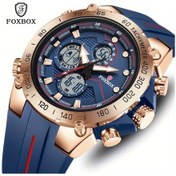 Resim Oldfriend Lıge Erkekler İçin Siyah Çok Fonksiyonlu Dijital Ve Analog Elektronik Kol Saati Diğer 