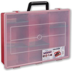 Resim Wisent Organizer 5, 34 Bölümeneli, Kırmızı 