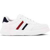 Resim Slazenger Zıpper I Kadın Sneaker Ayakkabı Beyaz / Lacivert / Kırmızı Beyaz - Lacivert - Kırmızı 