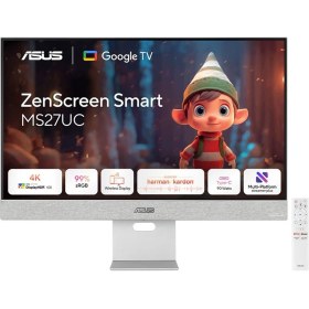 Resim ZenScreen Smart MS27UC 27" 60Hz 5ms 4K UHD IPS Monitör 