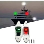 Resim LED Iki Renkli Sinyal Işıkları Deniz Evrensel Navigasyon Işıkları (Yurt Dışından) 