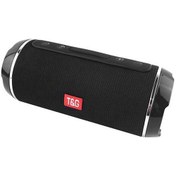 Resim T&g Tg116 Dış Mekan Bluetooth Hoparlörü, Suya Dayanıklı, Mikrofonlu Ellerden Özgür, Fm Radyo, Usb/tf Kart Desteği, 1200mah Pil, Siyah 