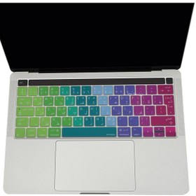 Resim Arapça Klavye Apple Uyumlu MacBook Pro Koruyucu Touchbar'lı A1706 A1989 A2159 A1707 A1990 Uk Enter Dazzle 001 