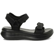 Resim Butigo 24s-060 5fx Siyah Kadın Spor Sandalet 000000000102008370 Siyah 