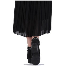 Resim M.P Mp 242-2226zn Siyah Kadın 6cm Topuklu Bot 001 