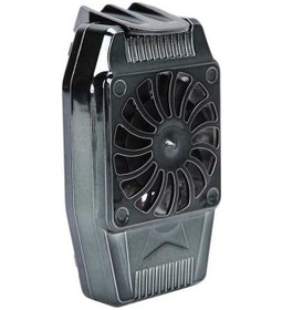 Resim Createtech Usb Telefonu Telefon Soğutucu Soğutma Siyah Şarj Radyatör Isı İçin Fanlı Emici Edilebilir Cep Braketi Akıllı İn 