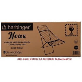 Resim Devecioğlu MM027 Noax Kalın Telli Kanatlı Çamaşır Kurutmalık Kırmızı - Siyah 