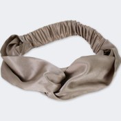 Resim Beauty pillow %100 i̇pek saç bandı vizon renk 